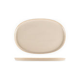 Bonna China Sand 13" x 9" x h:0.75" Oval Beige Porcelain Platter